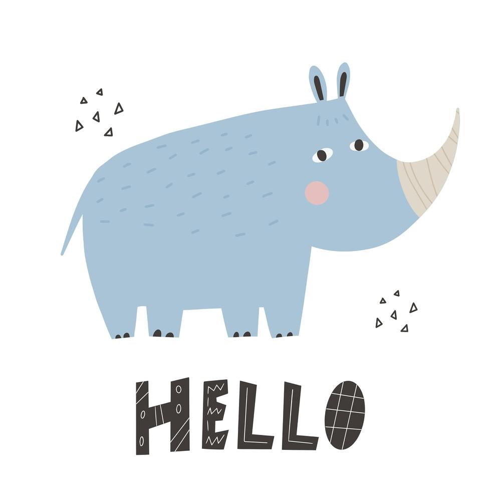 Cute Rhinoceros