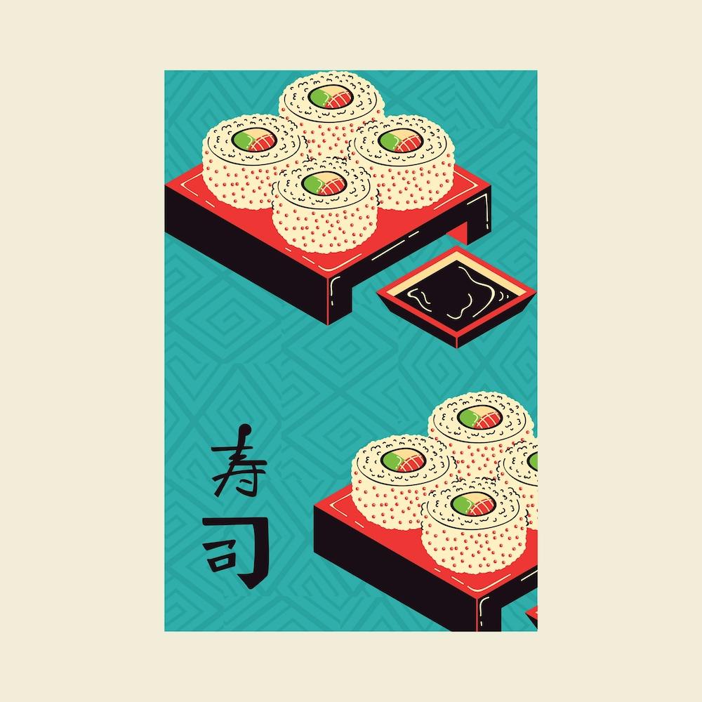 California Roll Square