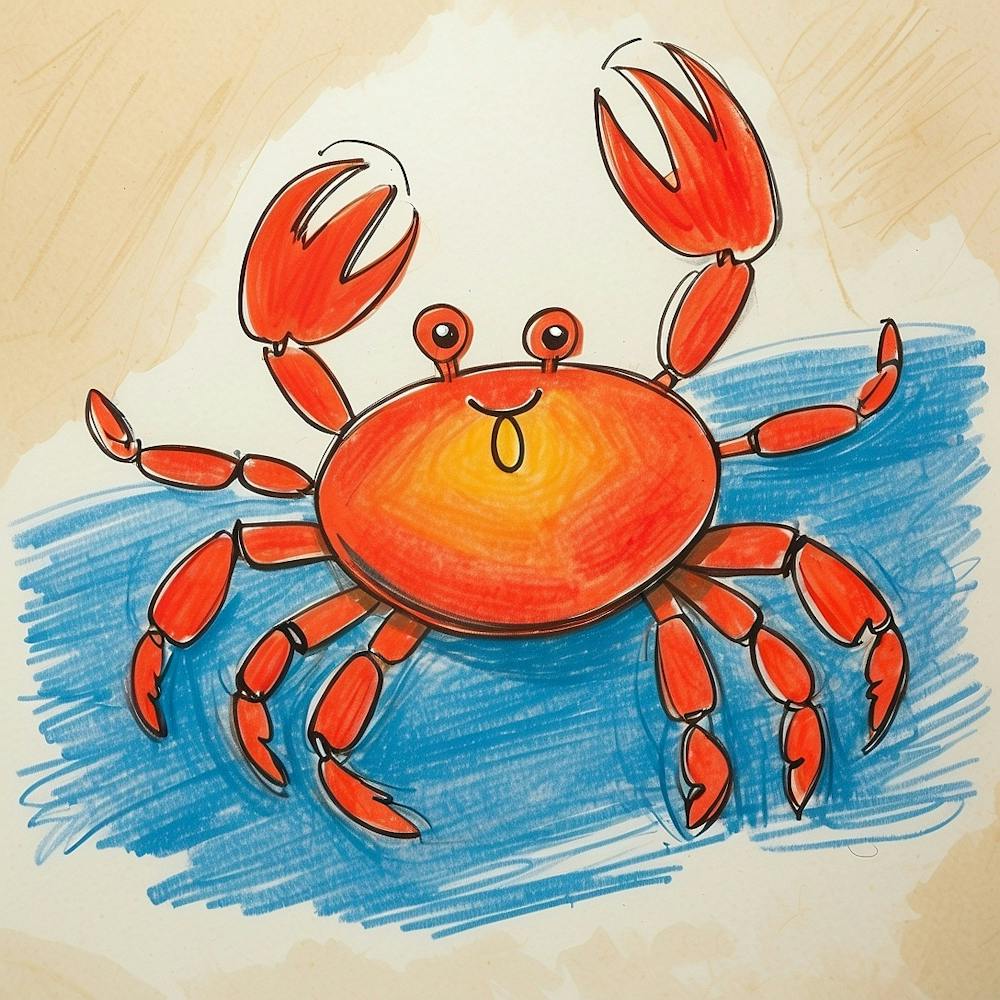 Crab Drawing 2