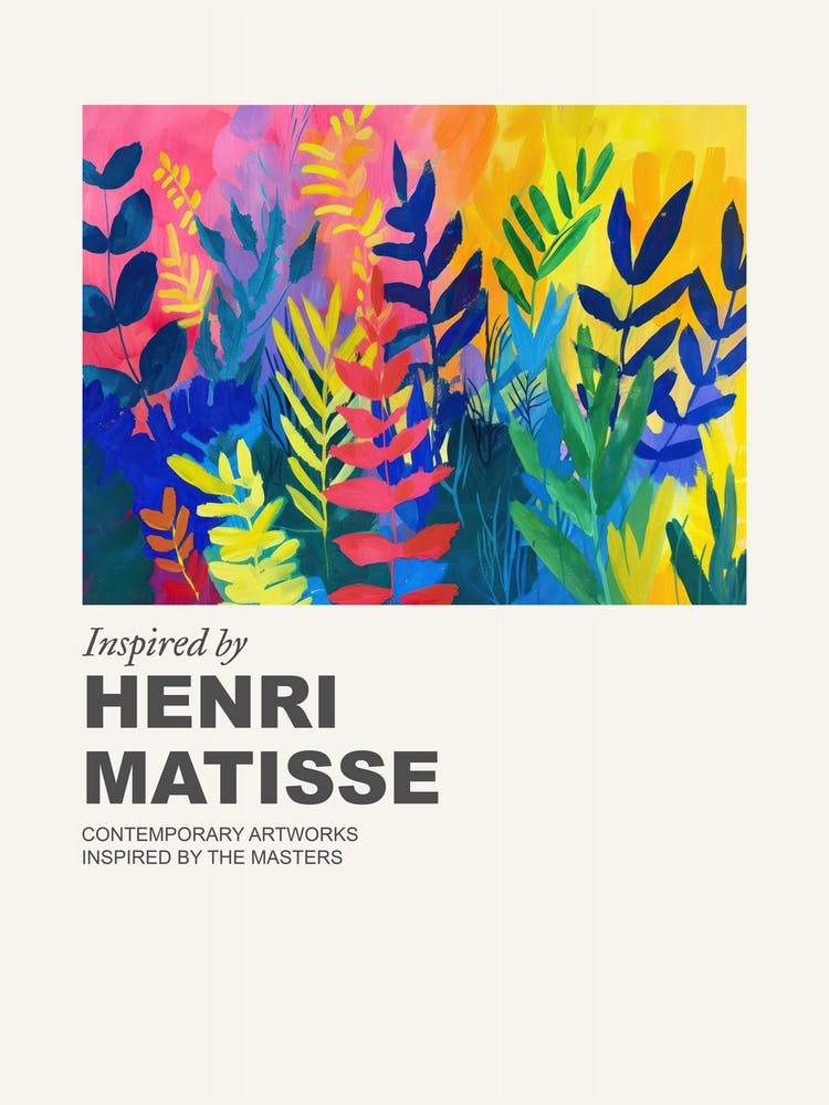 Museum Poster Inspired By Henri Matisse 6