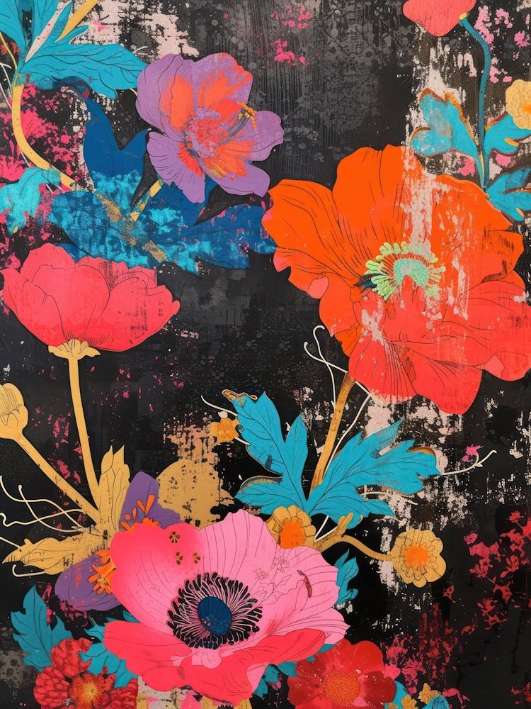 Great Japan Hokusai Japanese Flowers 11