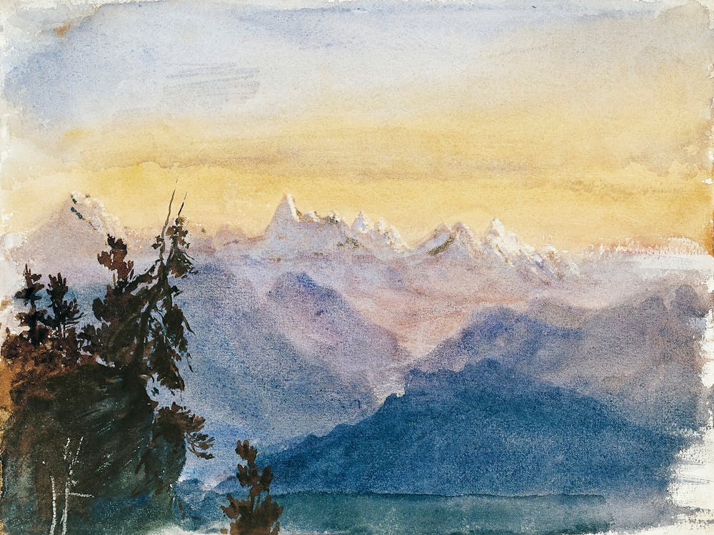 View From Mount Pilatus (1870), John Singer Sargent