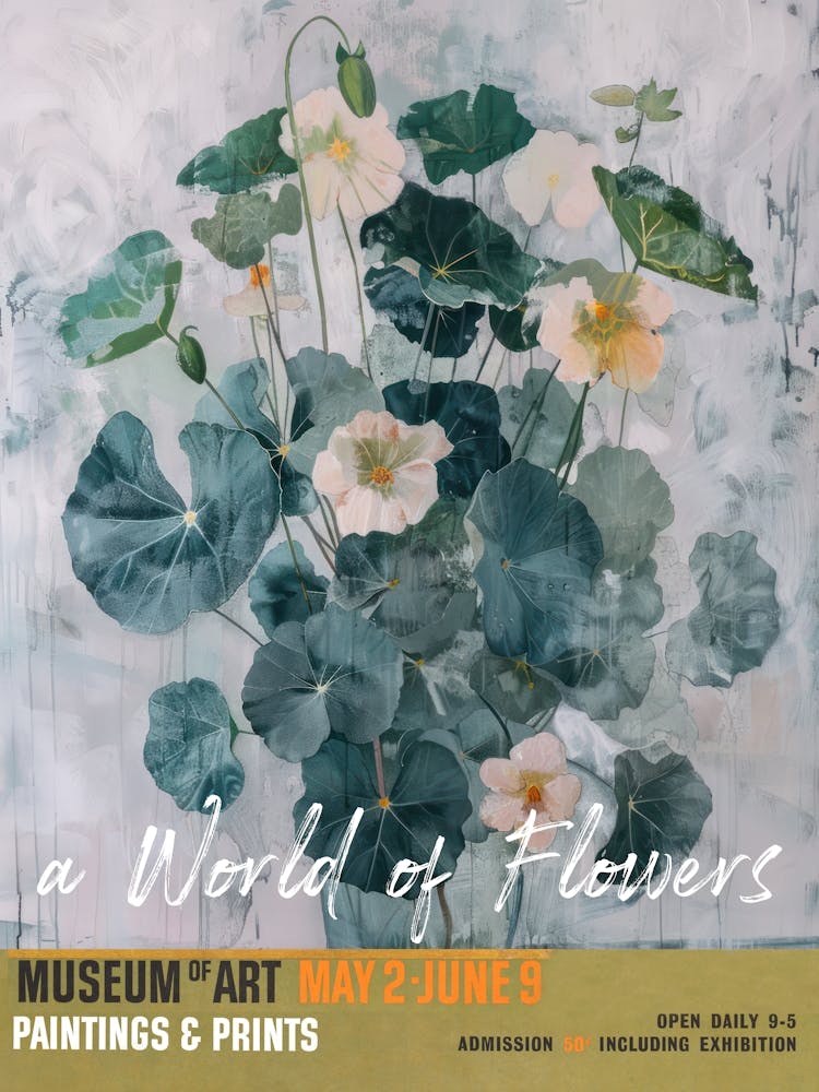 A World Of Flowers, Van Gogh Exhibition Nasturtium 4