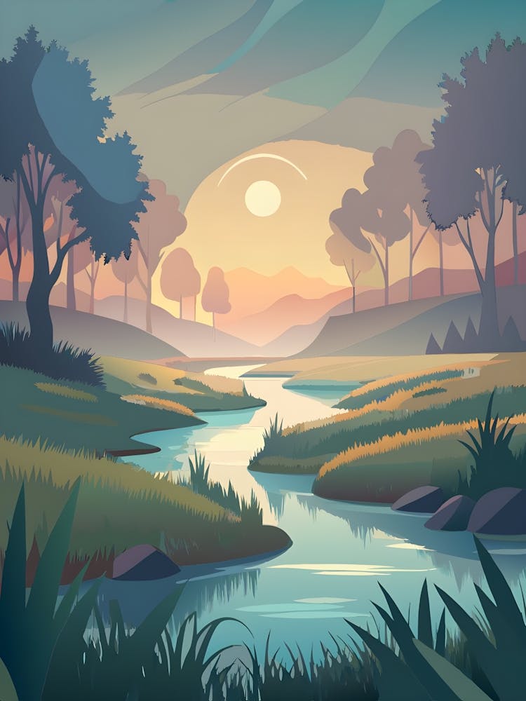 Landscape With River