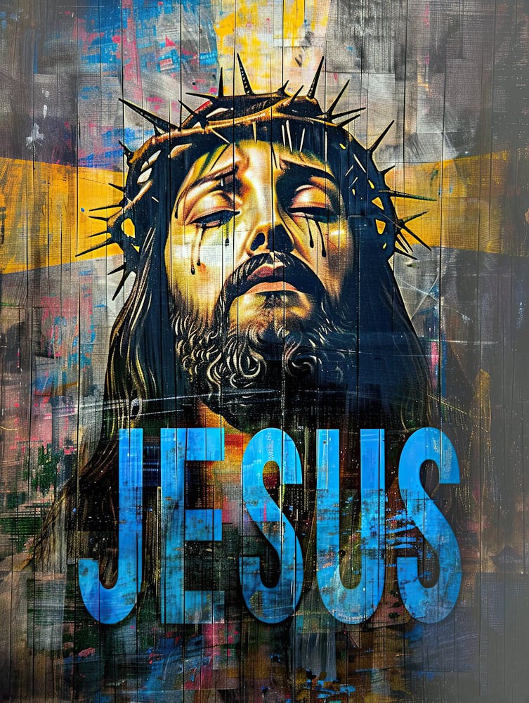 The Holy Crown | Jesus Poster