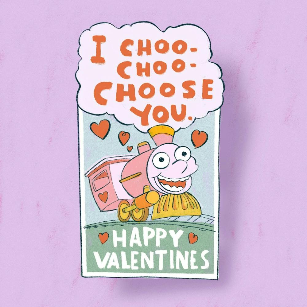 I Choose You, Valentine's Illustration