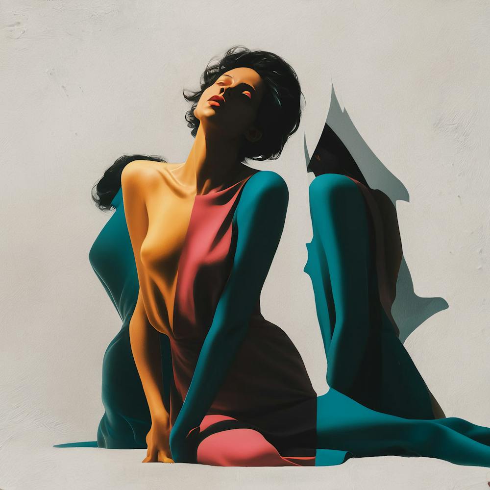 Woman Entrancing Silhouette