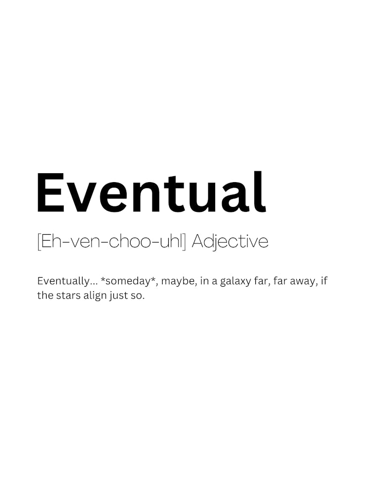 Eventual Definition Meaning
