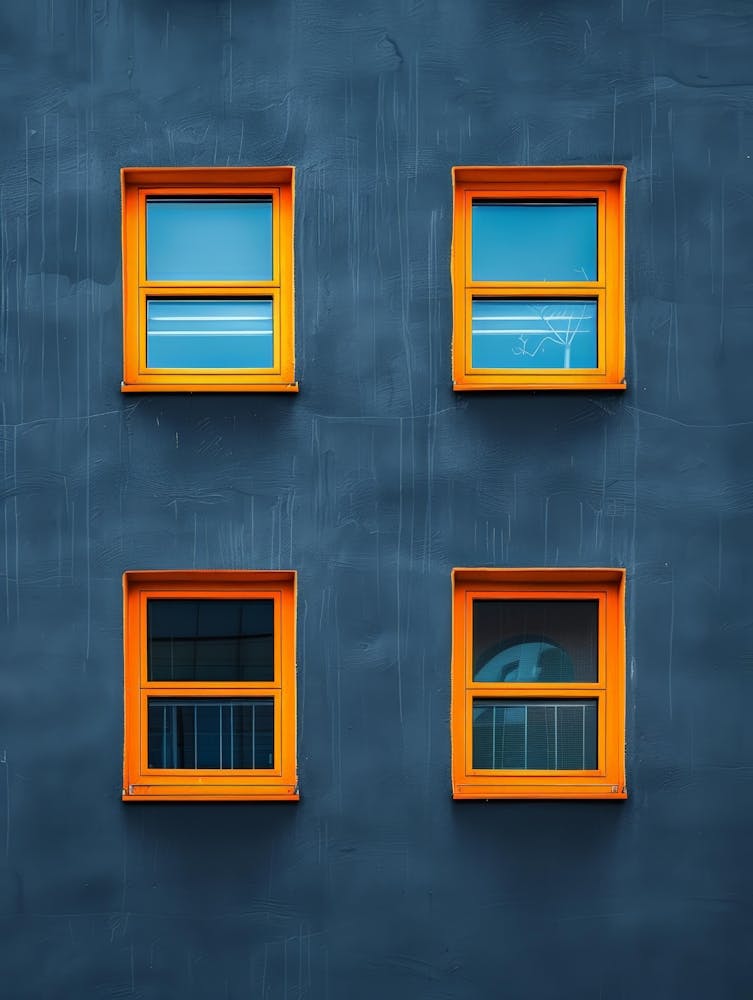 Fenster an einem Gebäude