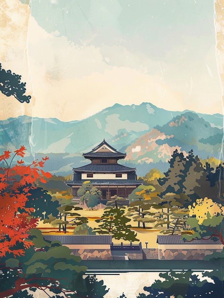 Horyu Ji Japon Milieu du Siècle Moderne jpg