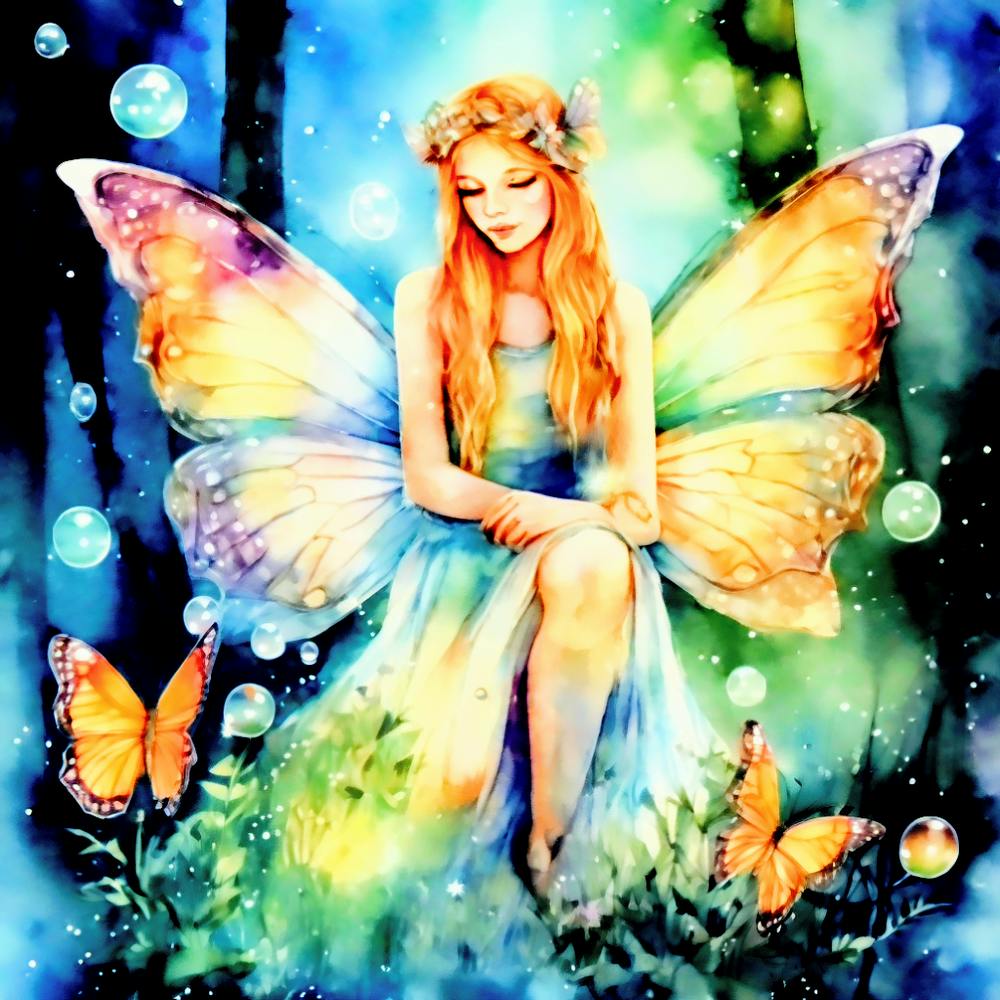 Fairy In The Forest