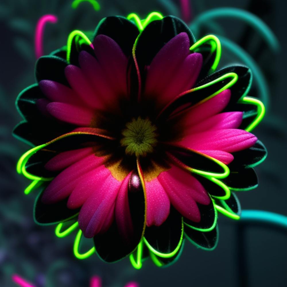 Neon Flower