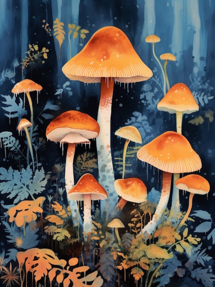 Mushroom Watercolour 10