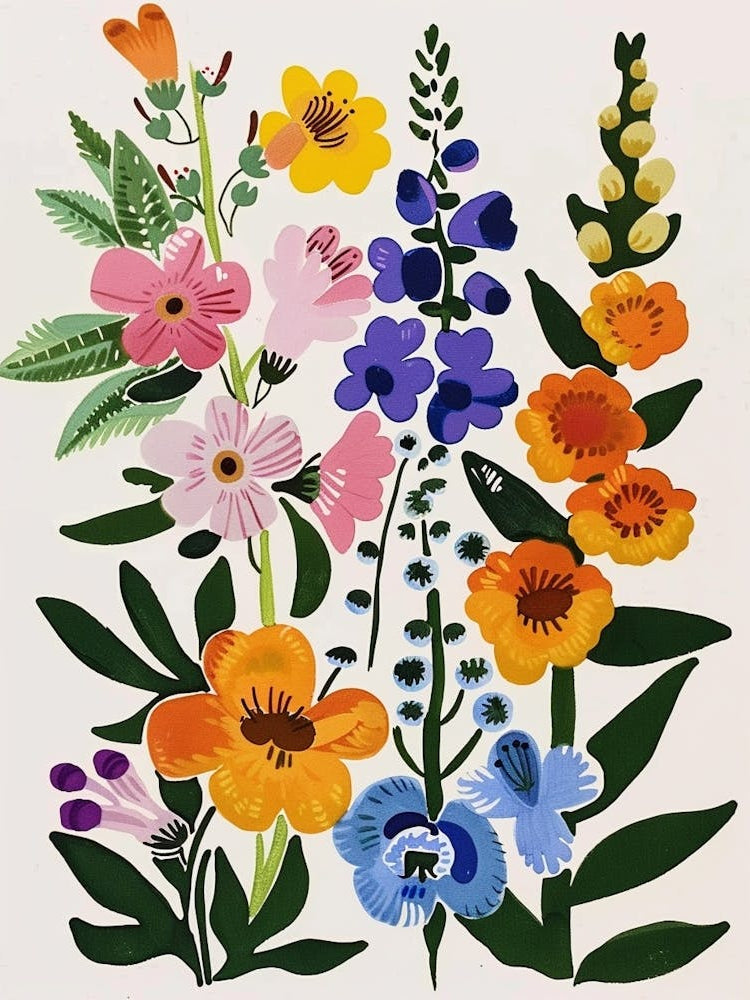 Painted Florals Snapdragon 3