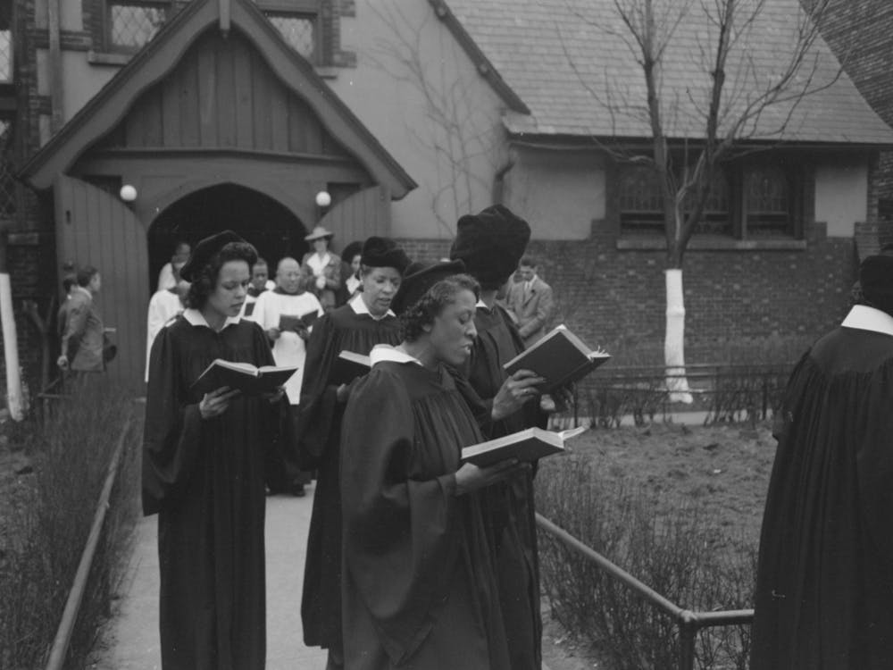 Part Of The Processional Of An Episcopal Church, Easter Morning, South Side Of Chicago, Illinois By Russell Lee
