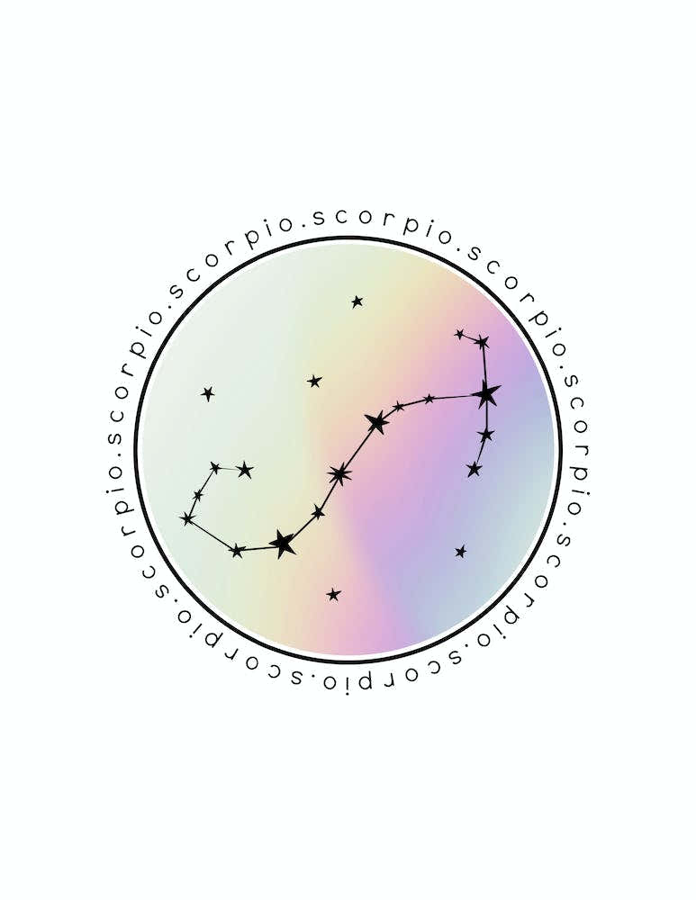 Scorpio  Zodiac Star Chart