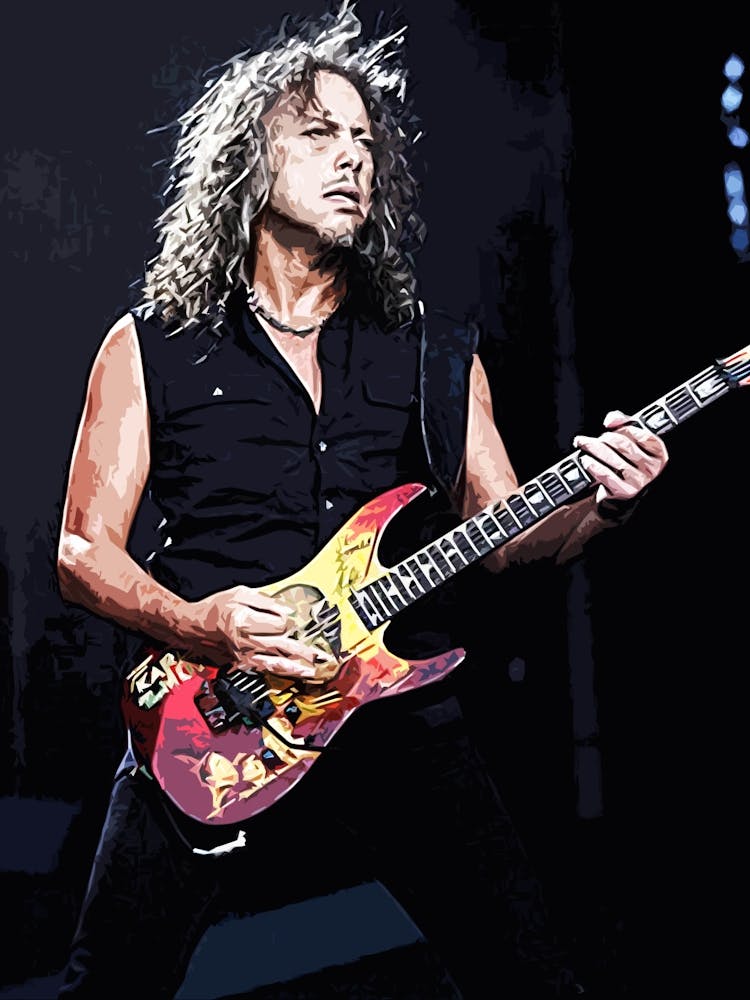 Kirk Hammett metallica band music 4