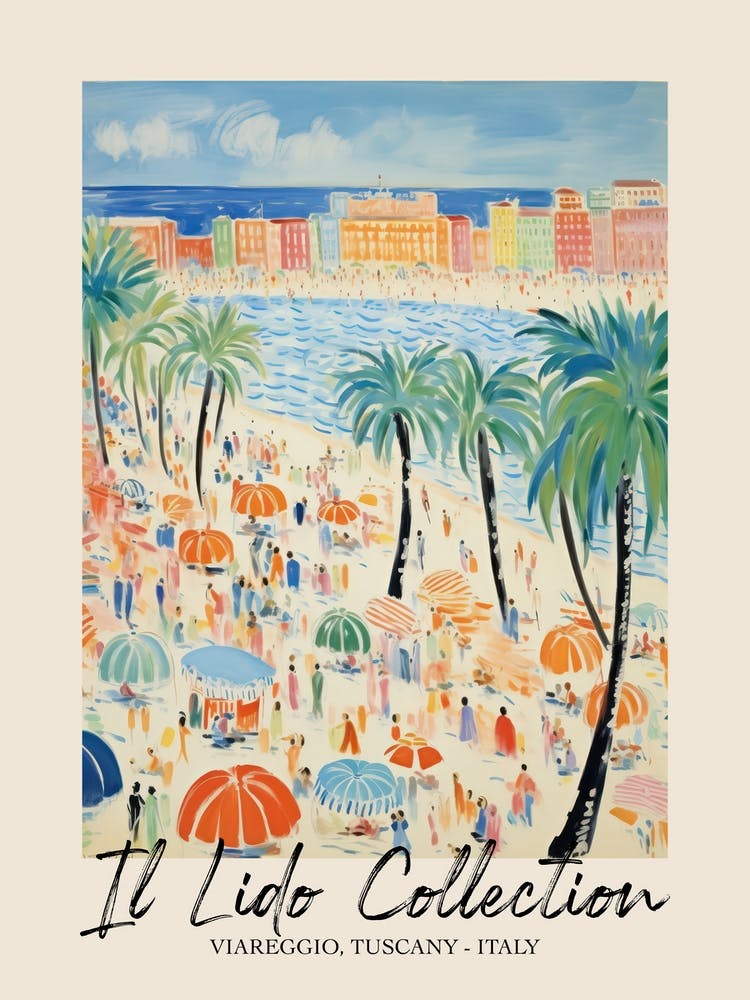 Viareggio, Tuscany   Italy Il Lido Collection Beach Club Poster 3