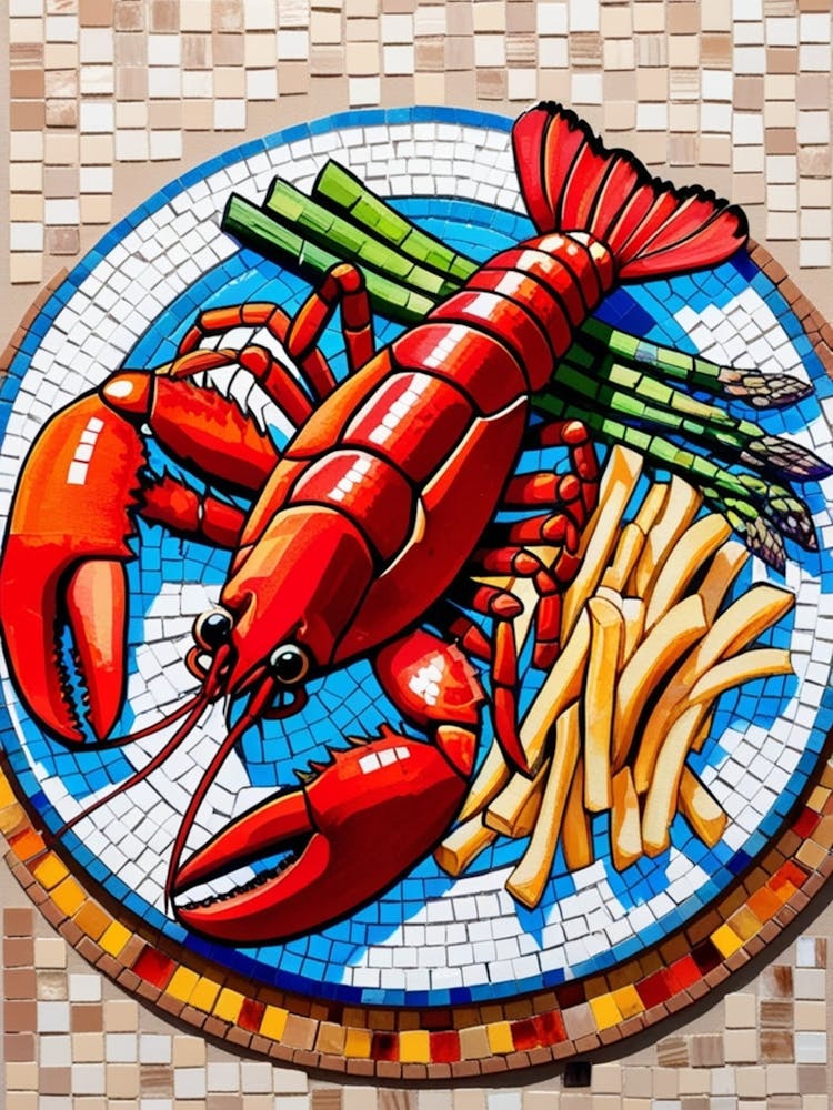 Lobster And French Fries 1