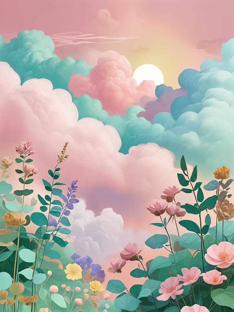 Clouds And Flowers no1