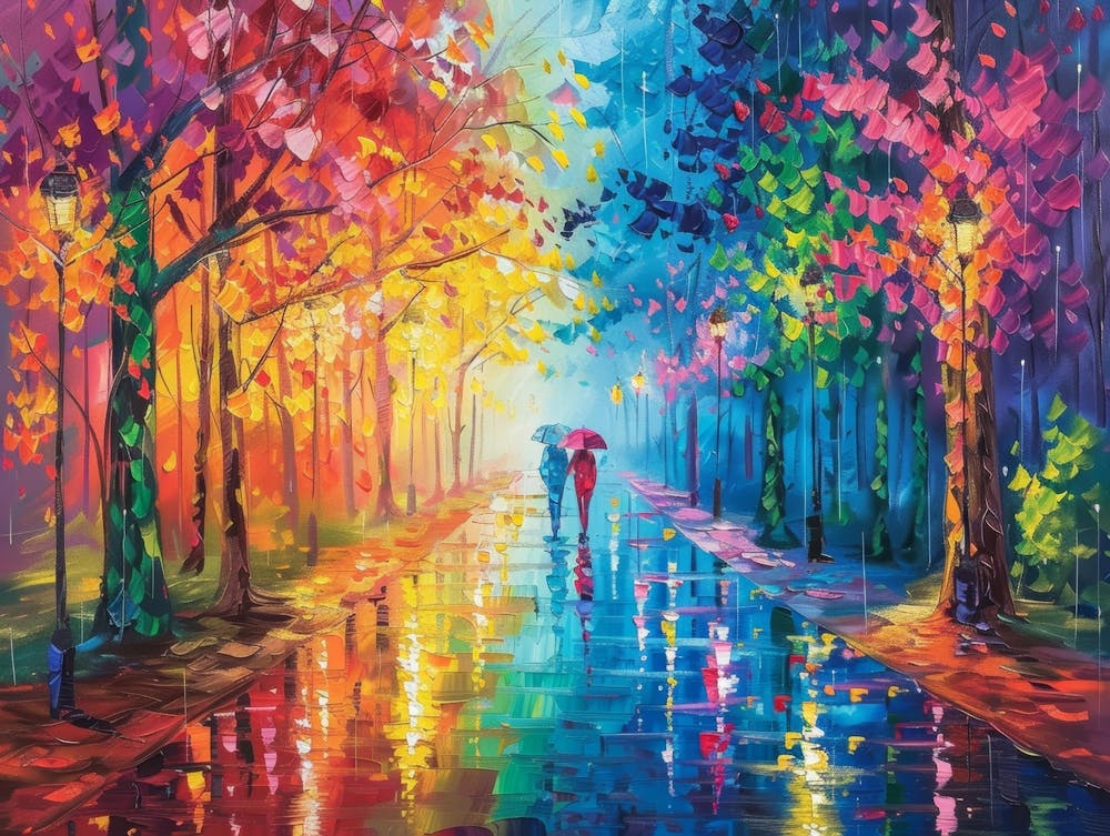 Rainy Day In The Park 1