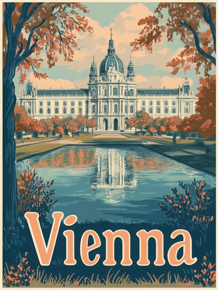 Aihrgdesign A Classic 1960s Travel Poster For Vienna Showcasi Bd094f8c 815e 4bf8 8e36 6339fcbe7c44 3