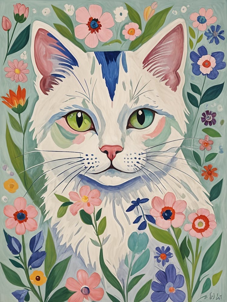 Floral Cat no2