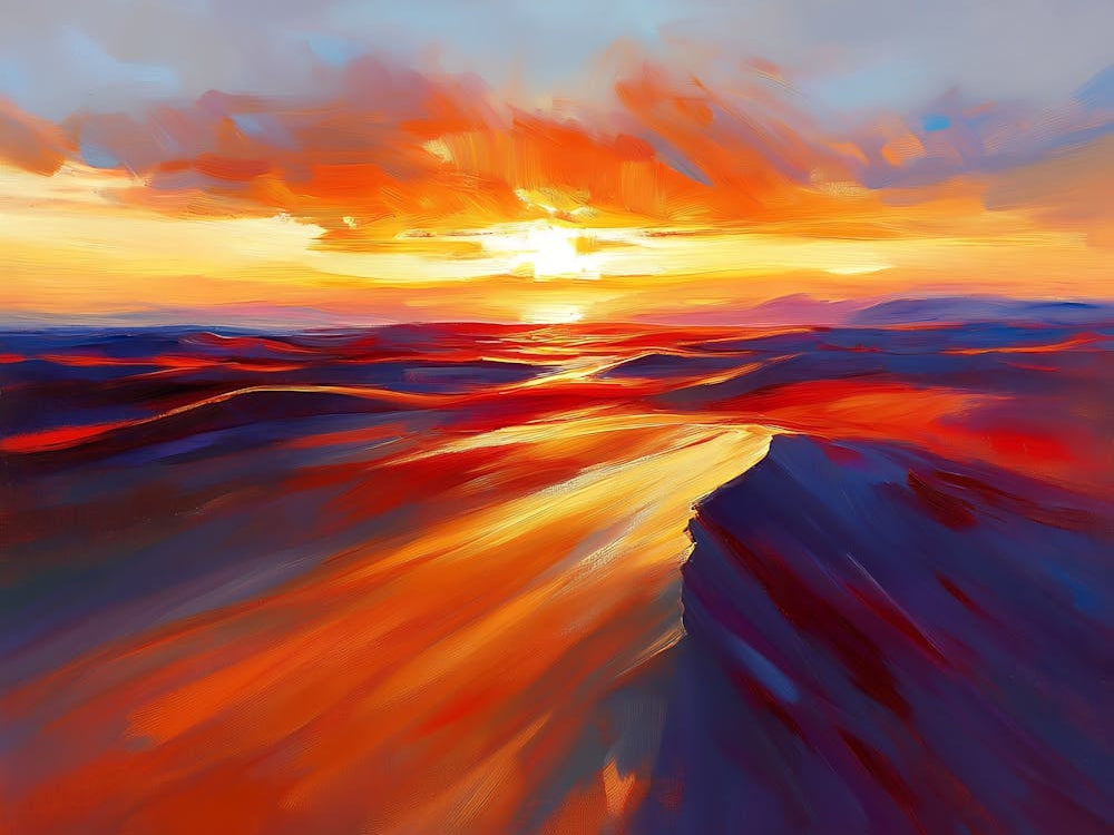 Sunset In The Desert 7