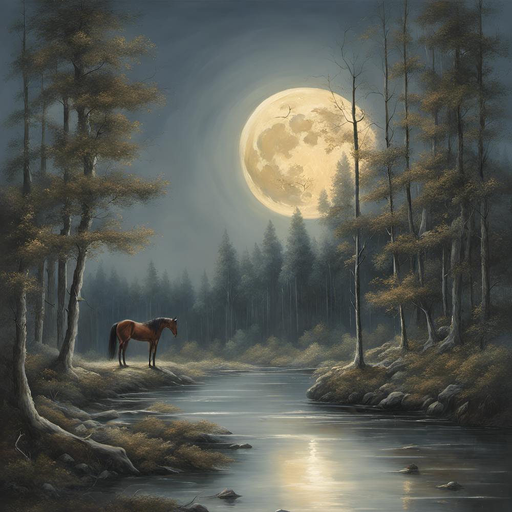 Horse By The River