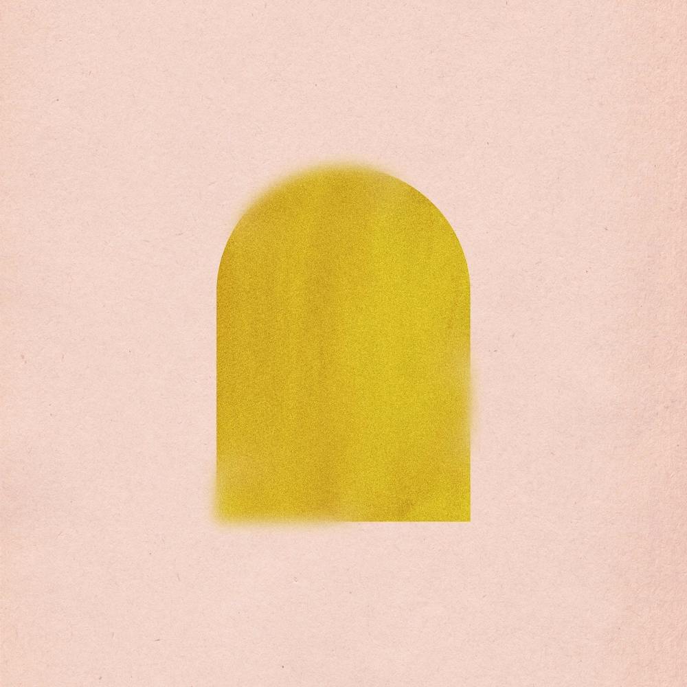 Mustard Yellow and pink arch