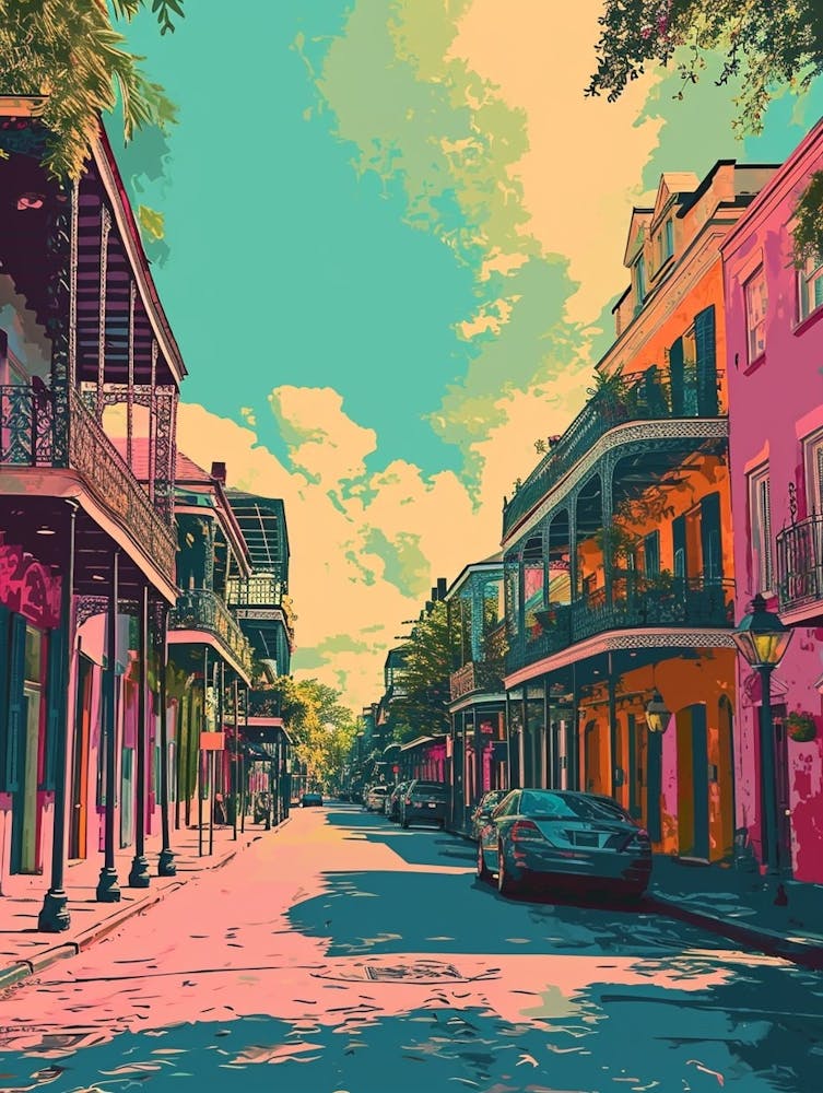 French Quarter Rétro Pop Art 3
