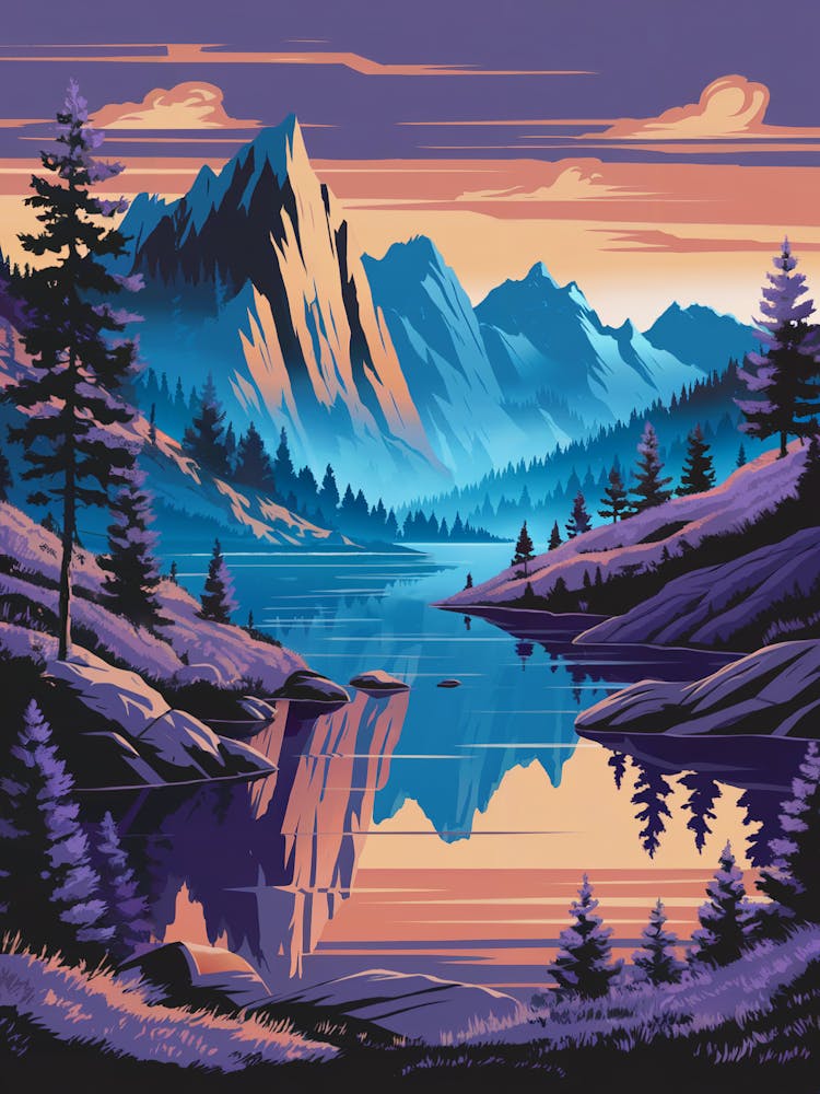 Mountain Landscape Painting