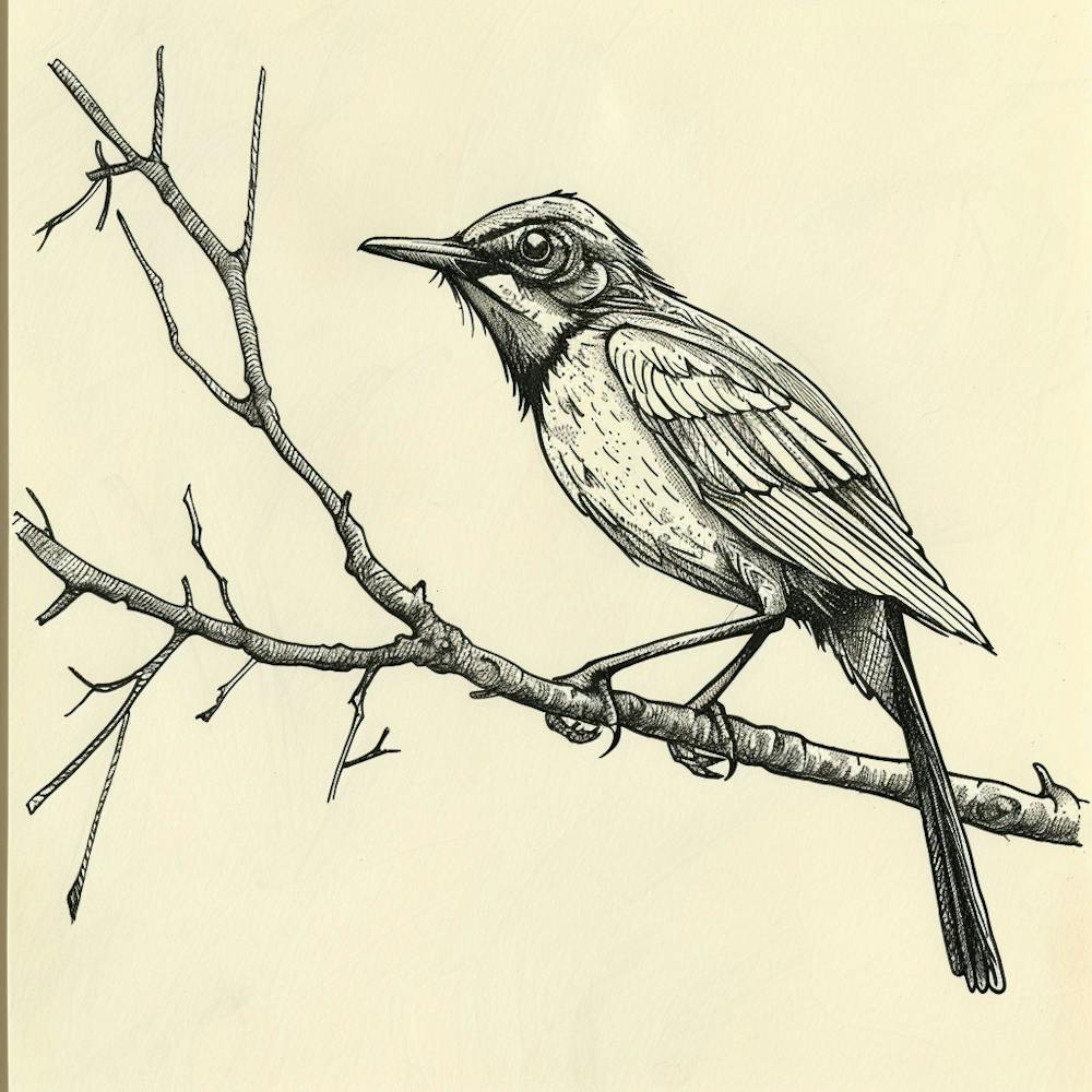 Bird On A Branch 3