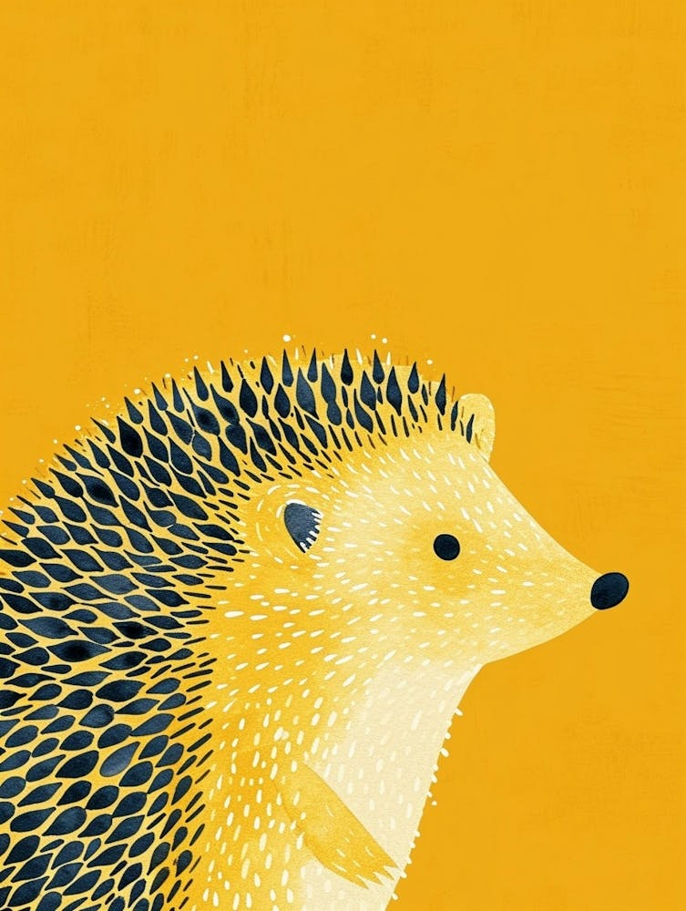 Yellow Hedgehog 6