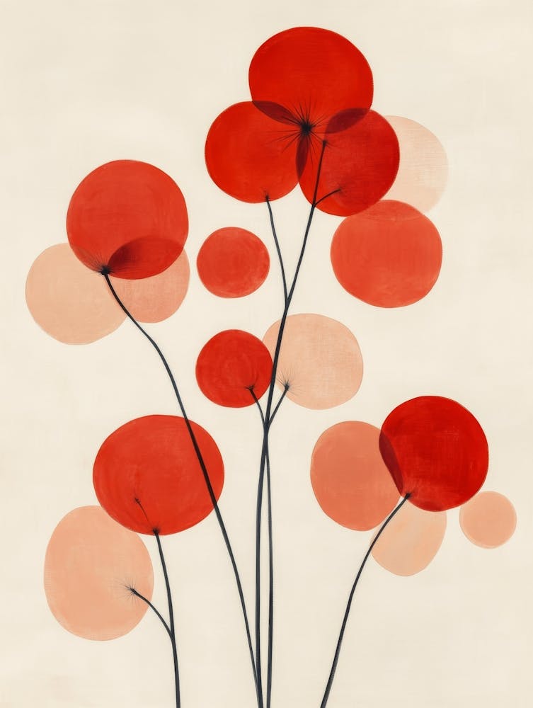 Rote Mohnblumen 4