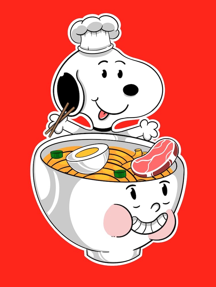 Snoopy Asian Ramen