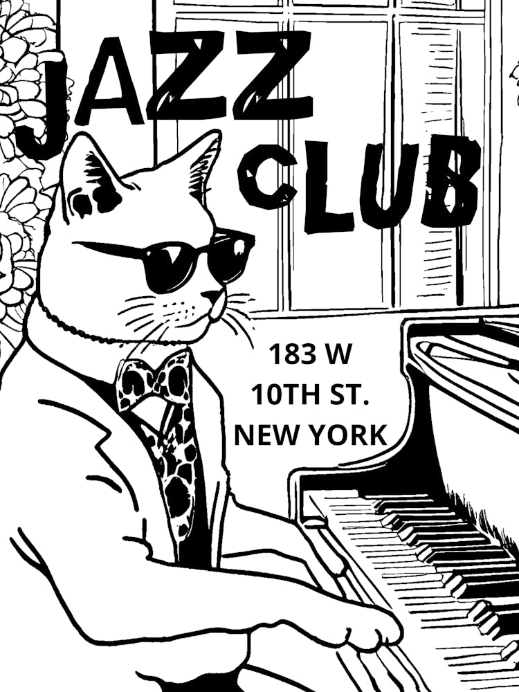 Jazz Club Cat