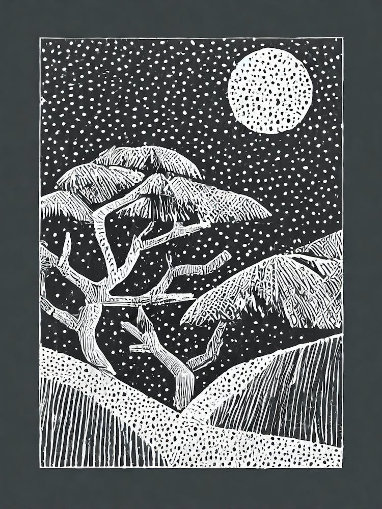 Tree In The Moonlight