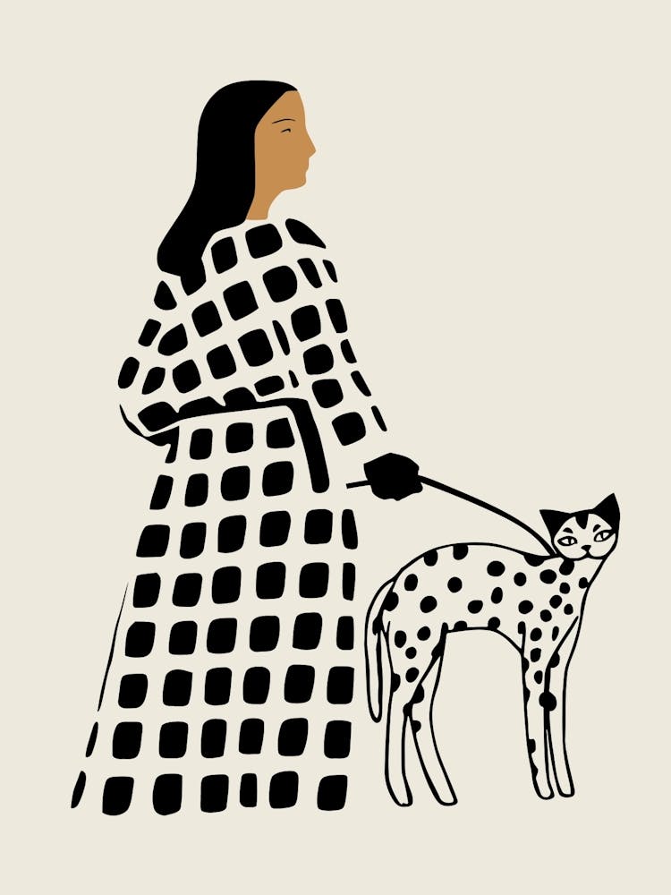 Lady with Her Pet