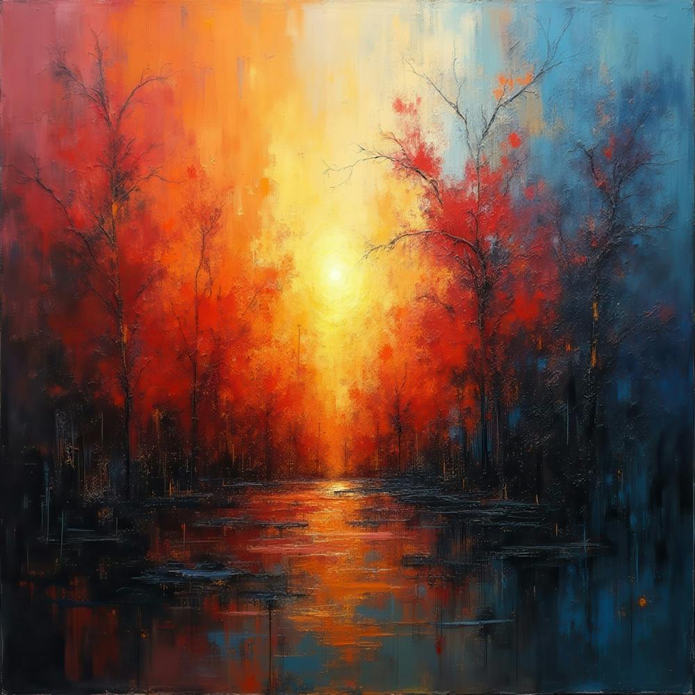 Sunset In The Woods 8
