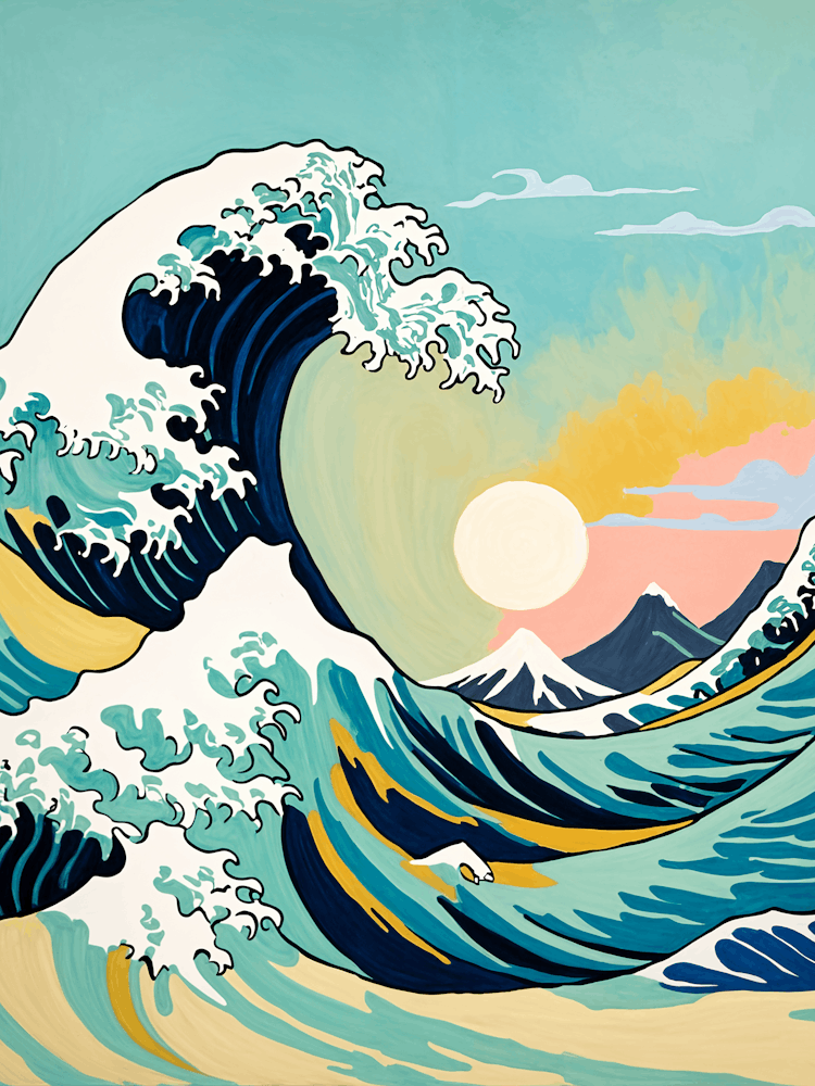 Great Wave Pop no2