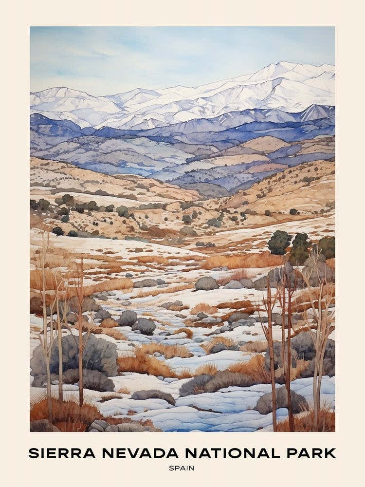 Sierra Nevada National Park Spain 1 Poster