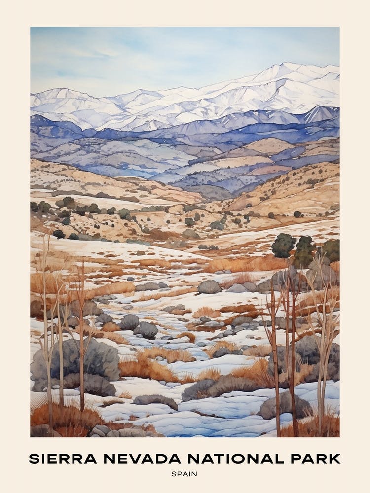 Sierra Nevada National Park Spain 1 Poster