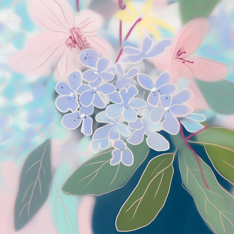 Pastel Blumen Malerei Kunst