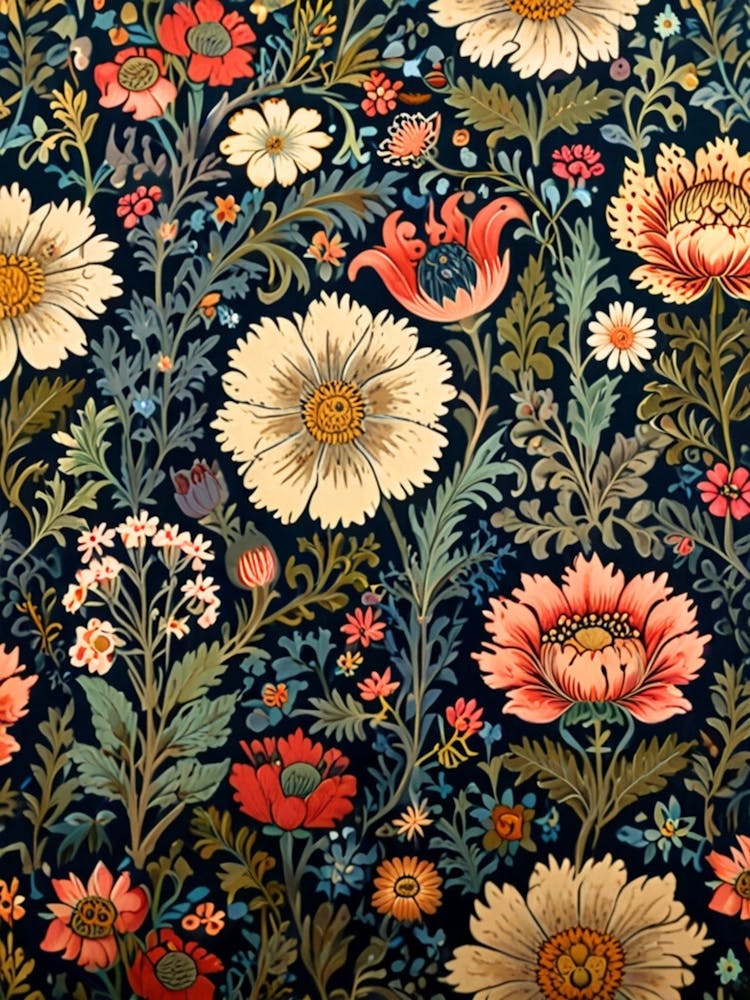 William Morris Floral Wallpaper 12