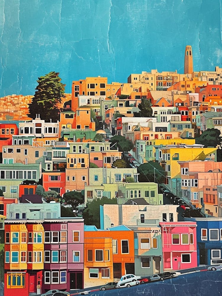 Kitsch 1970s San Francisco Collage 2