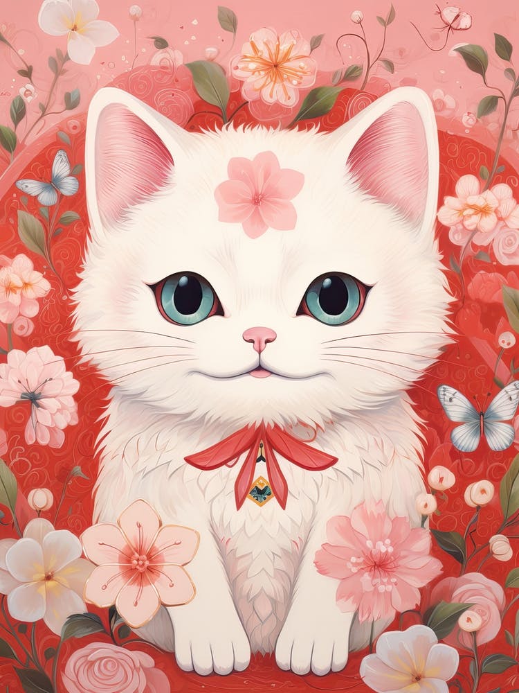 Kawaii Cat Drawings 1