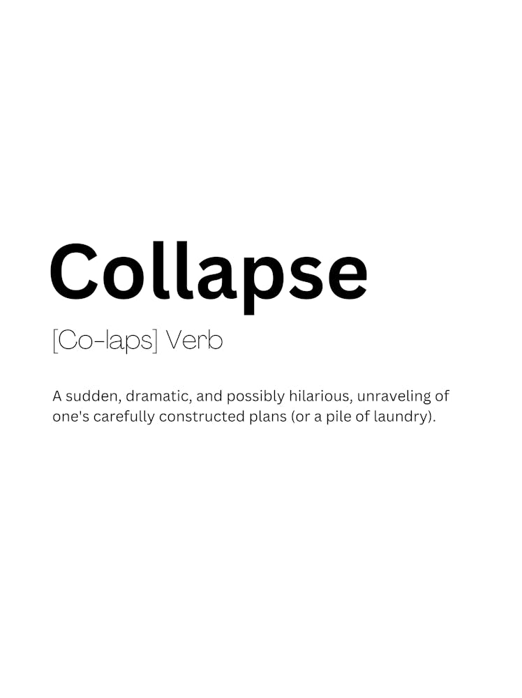 Collapse Definition Meaning
