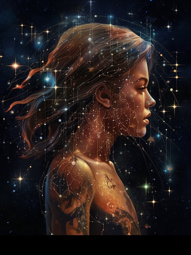 Whimsical Lady Universe Celestial 11