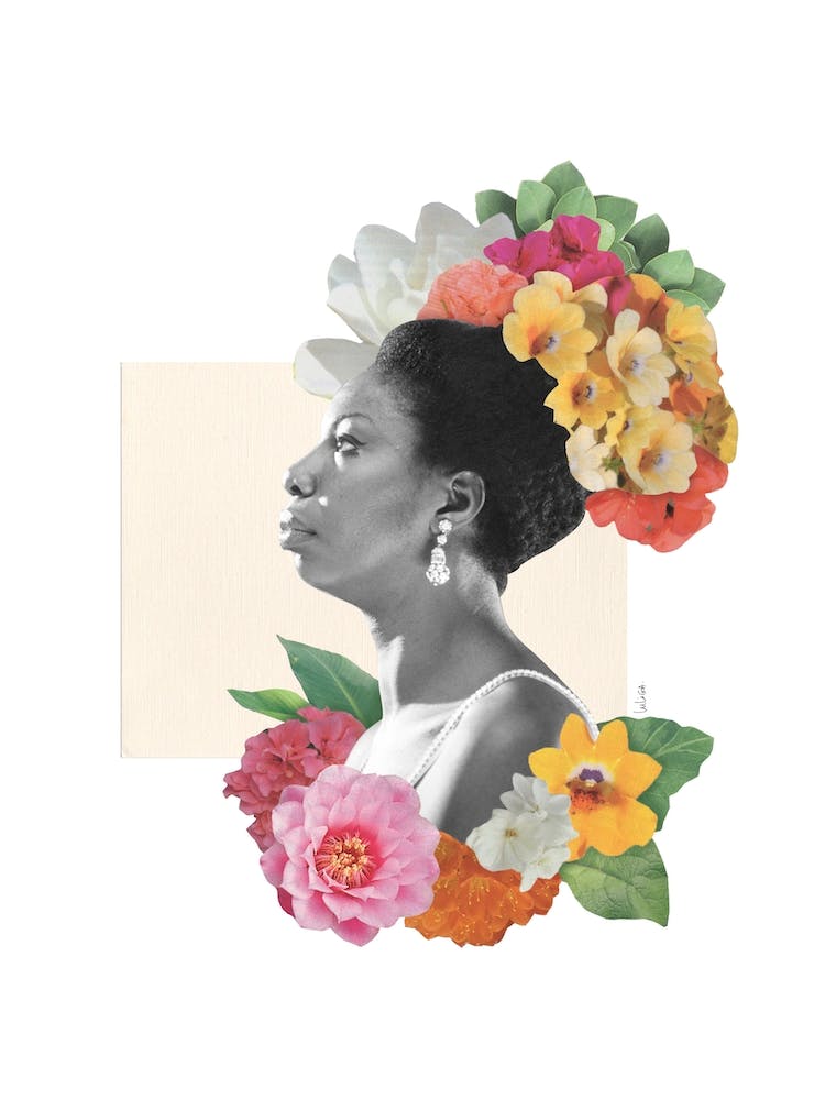 Nina Simone Collage